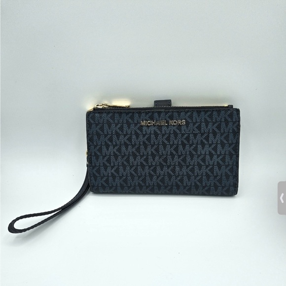 Michael Kors Jet Set Travel Lg Double Zip Wristlet - Picture 3 of 4